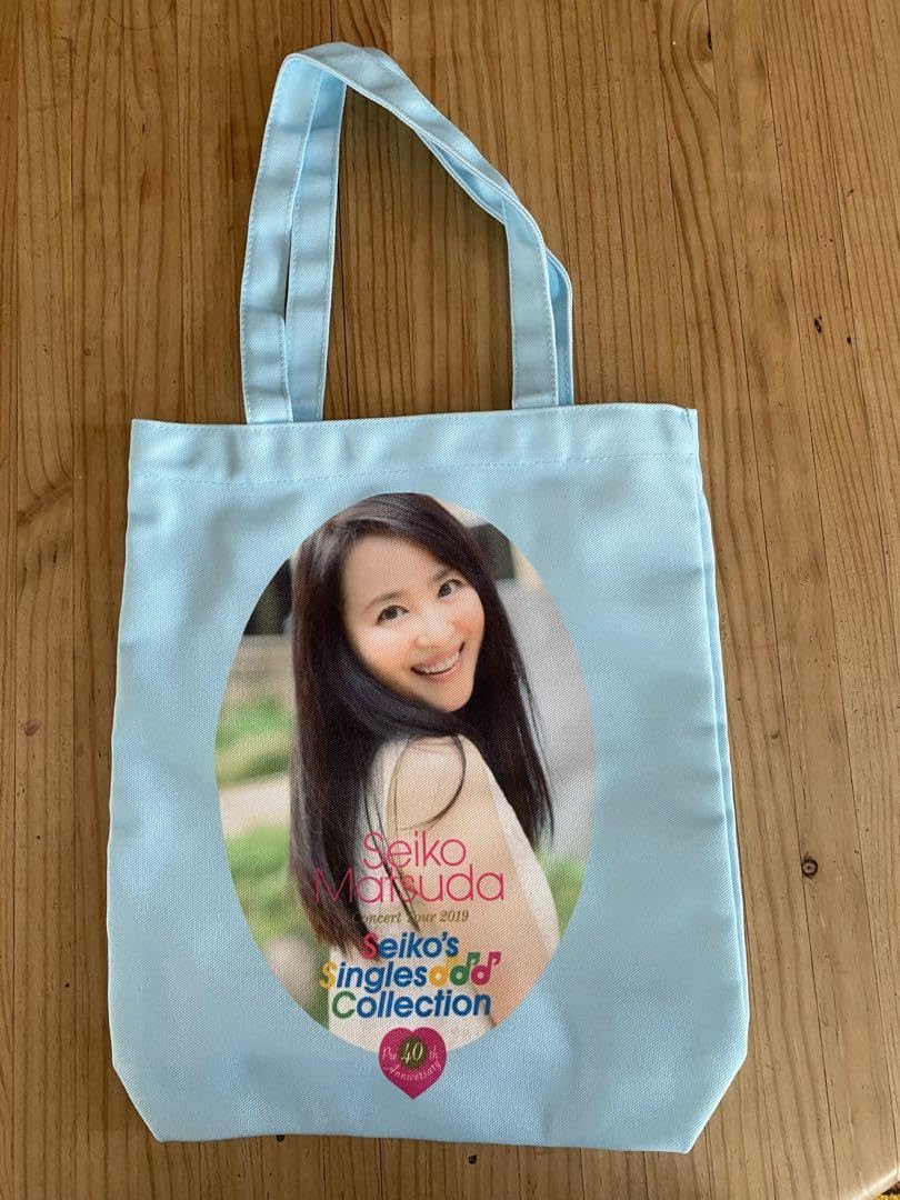 松田聖子 会報誌　おまけ付きトートバッグ TEAM SEIKO ビッグトートバッグ NATURAL｜松田聖子｜felicia club by
